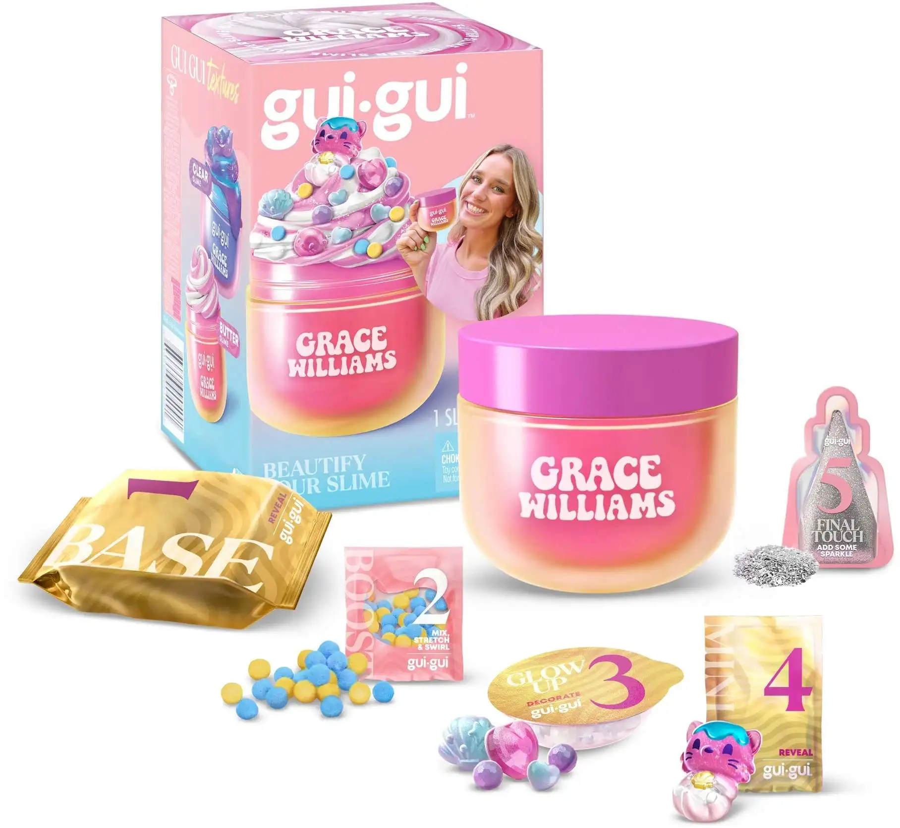 Gui-Gui Grace Williams Slime PINK Pack [The Most Beautiful Slime Ever!]