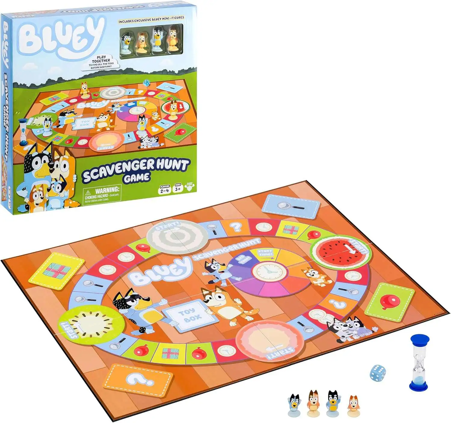 Bluey Scavenger Hunt Board Game