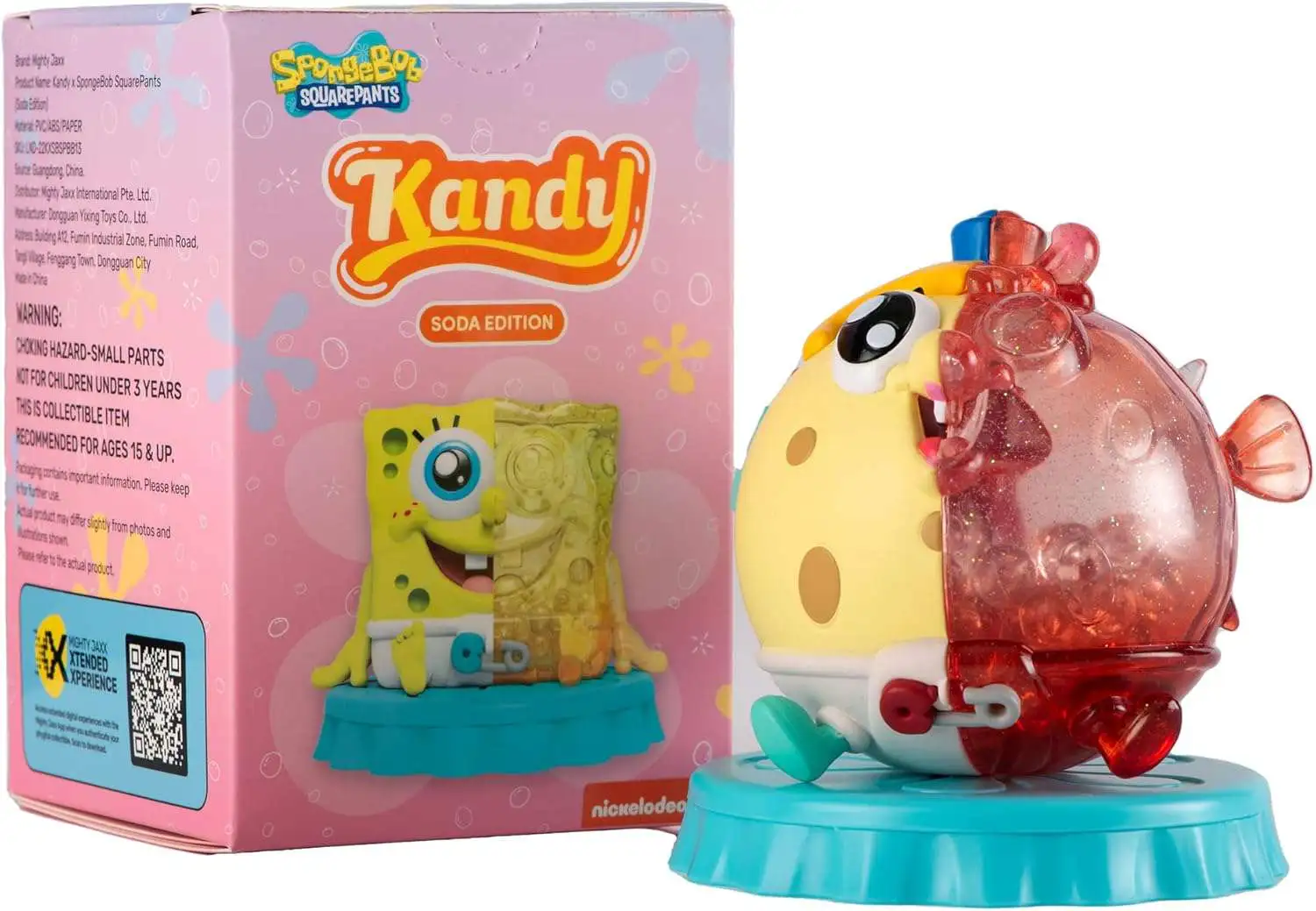 Freeny's Hidden Dissectibles Kandy x Spongebob Squarepants Soda Edition 4-Inch Mini Figure PVC Blind Pack [1 RANDOM Figure]
