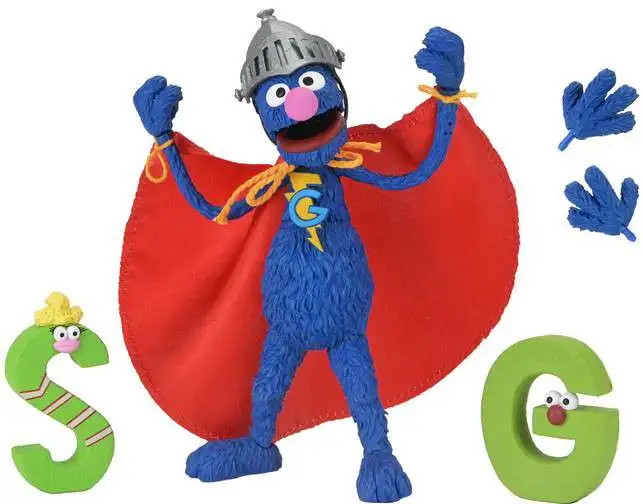 NECA Sesame Street Super Grover Action Figure [Ultimate Version] (Pre-Order ships September)