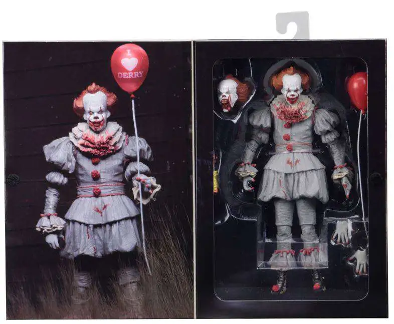 NECA IT Pennywise Clown 1990 Ultimate 7" Action Figure 1:12 Movie Doll 2018 New 