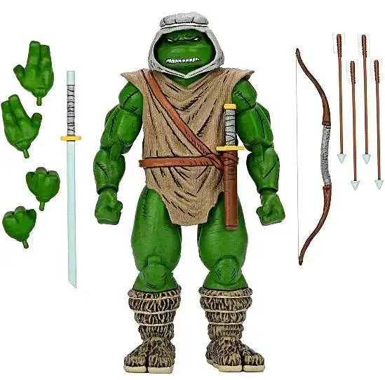 NECA Teenage Mutant Ninja Turtles Mirage Comics Hunter Leonardo Action Figure