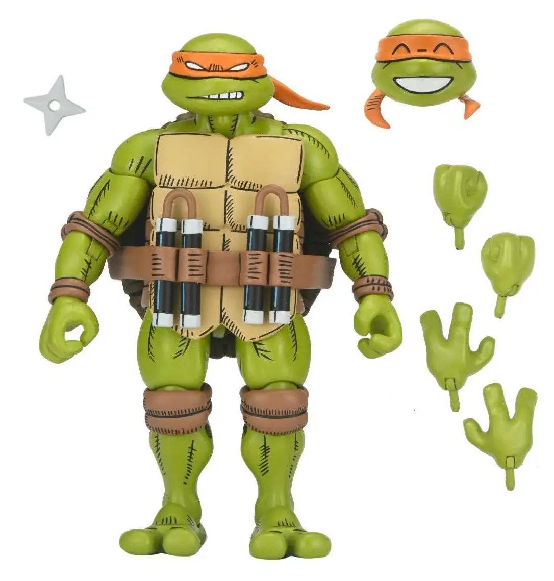 NECA Teenage Mutant Ninja Turtles x Usagi Yojimbo Michelangelo Action Figure [Ultimate Version] (Pre-Order ships June)