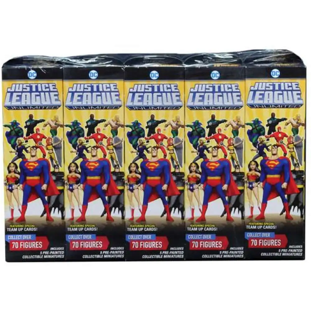 DC HeroClix Justice League Unlimited Booster Brick [10 Packs]