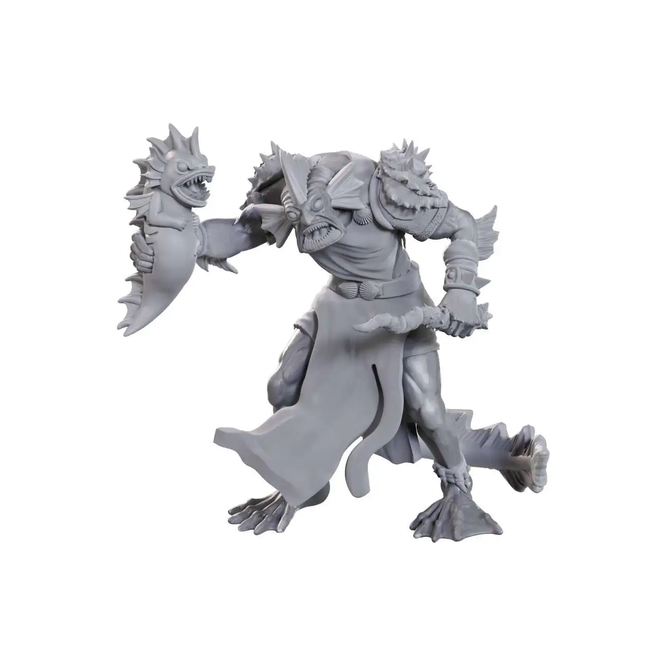 Dungeons & Dragons Nolzur's Marvelous Miniatures Sahuagin Pristess Unpainted Miniature