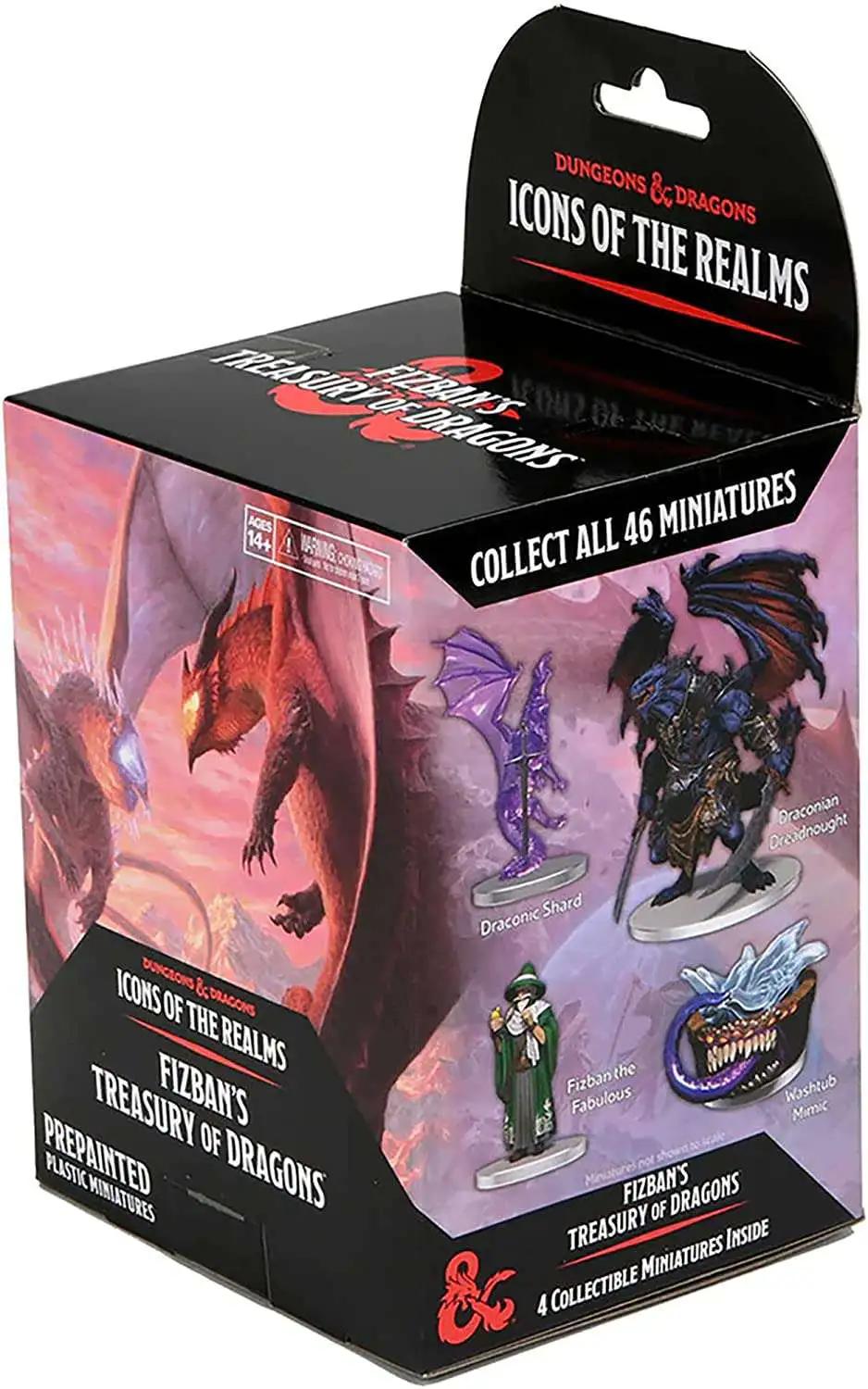 Dungeons & Dragons Miniatures: Fizban's Treasury of Dragons Booster Pack [4 Figures, Damaged Package]
