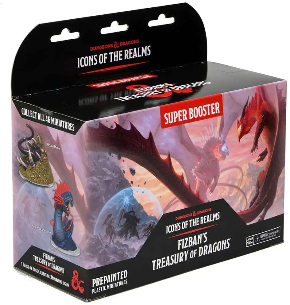 Dungeons & Dragons Miniatures: Fizban's Treasury of Dragons Super Booster [1 Large or Huge Miniature]