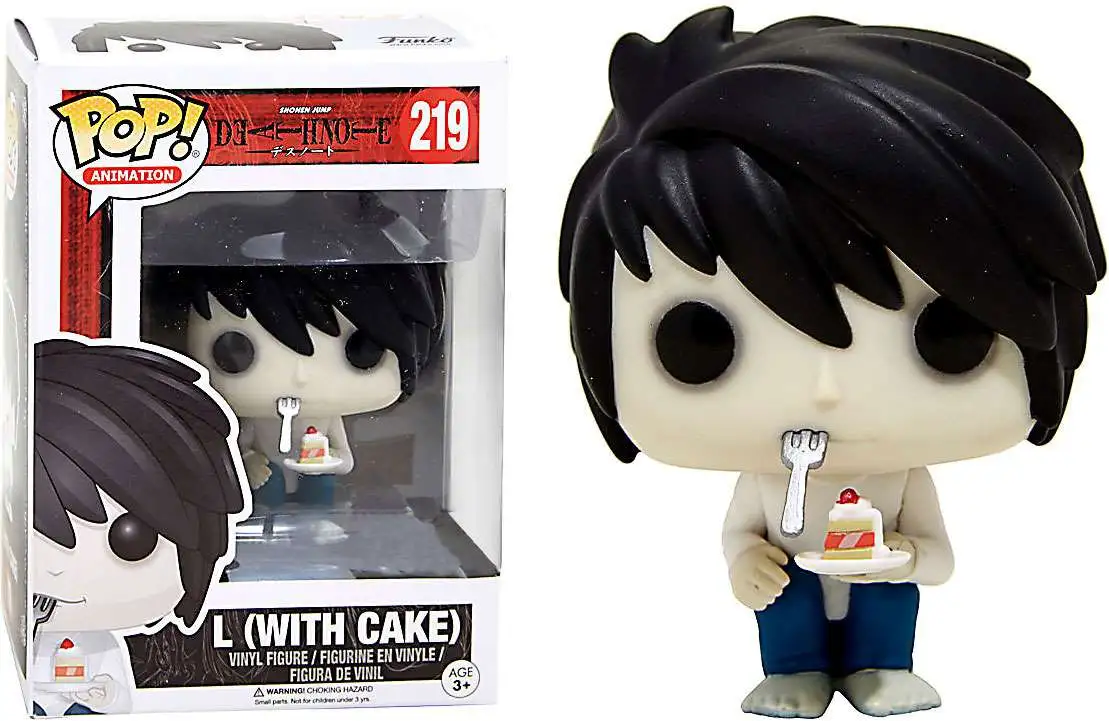 Funko Death Note POP Animation L with Cake Exclusive Vinyl Figure 219 -  ToyWiz