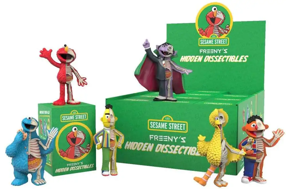 Sesame Street Freenys Hidden Dissectibles Sesame Street 4 Mystery