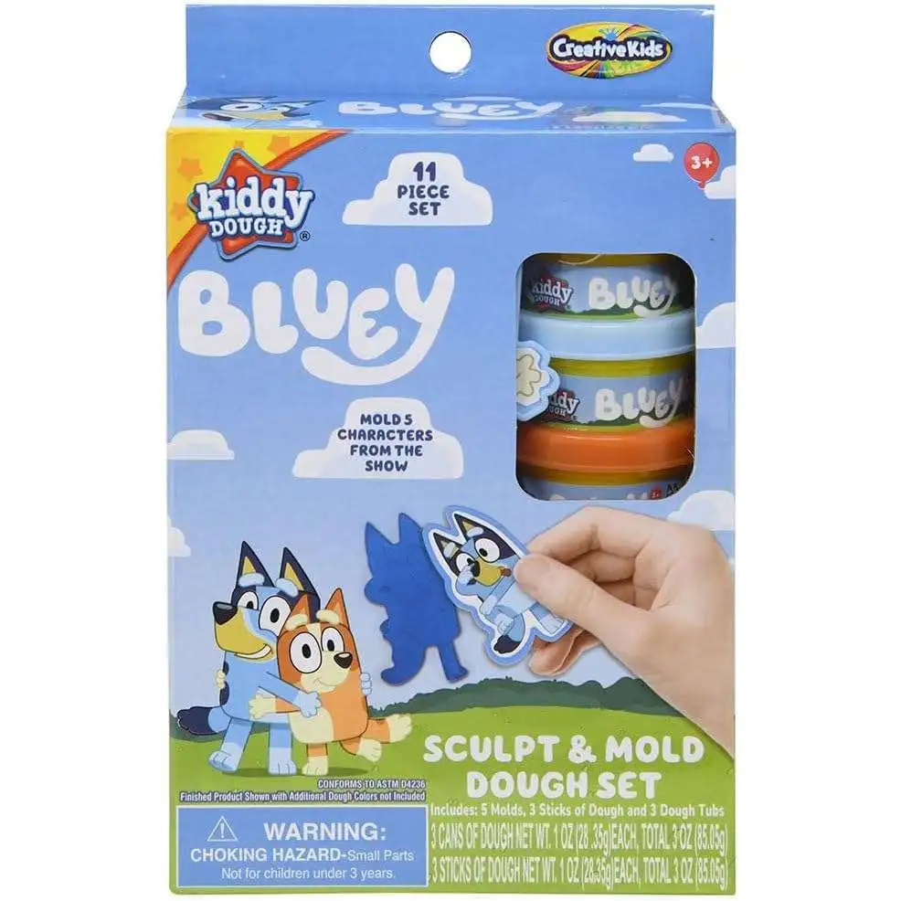 Bluey Kiddy Dough Sculpt & Mold Dough Set