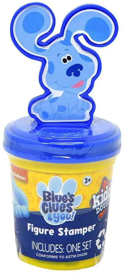 Kiddy Dough Blue's Clues & You! Figure Stamper & Dough