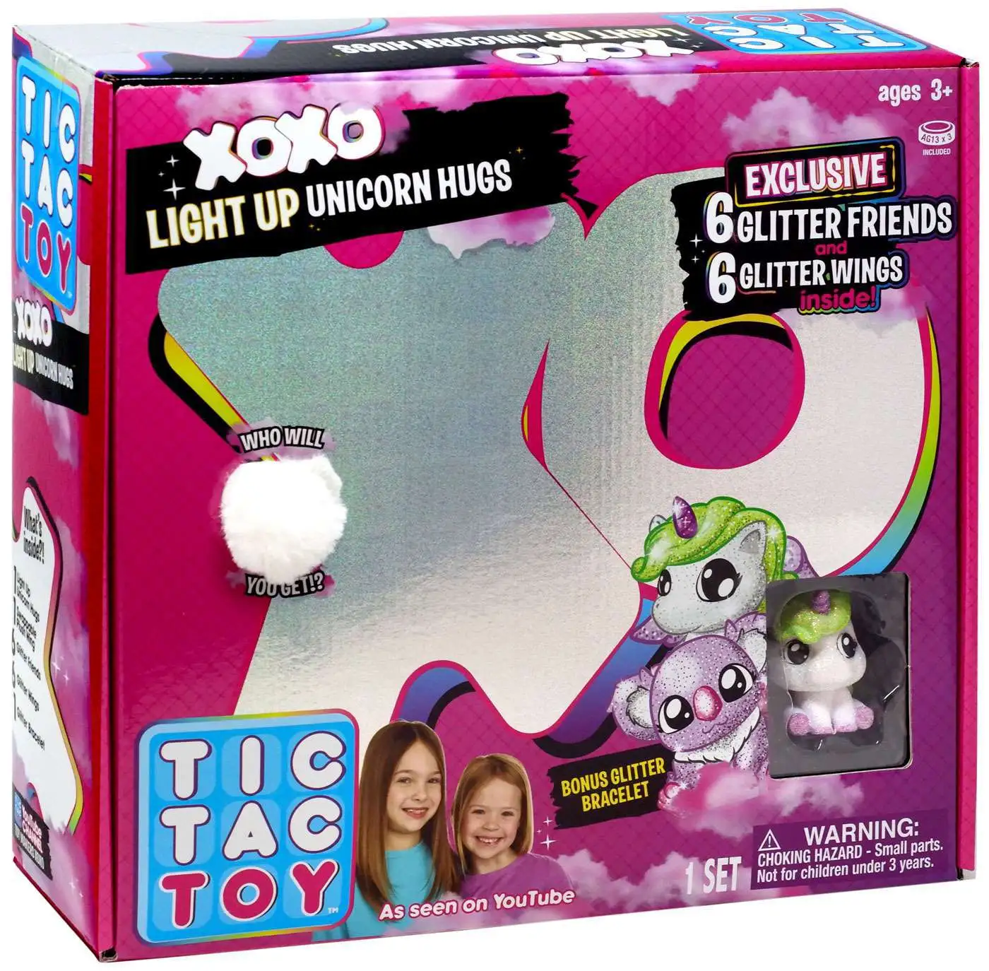 Details about   New Sealed Tic Tac Toy XOXO Exclusive 12 Glitter Friends 12 Wings Bonus Bracelet 