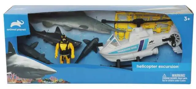 Animal Planet Helicopter Excursion Playset Discovery - ToyWiz