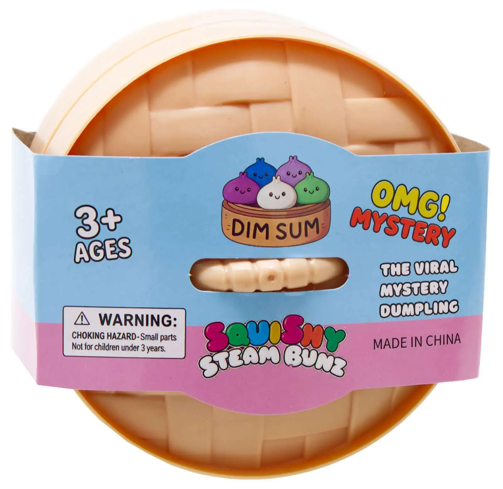 SquiShy Steam Bunz Dim Sum Dumpling Squeeze Toy Mystery Pack [1 RANDOM Dumpling]