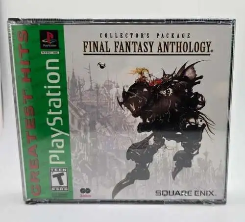 Playstation Final Fantasy Anthology Video Game [Complete in Box]