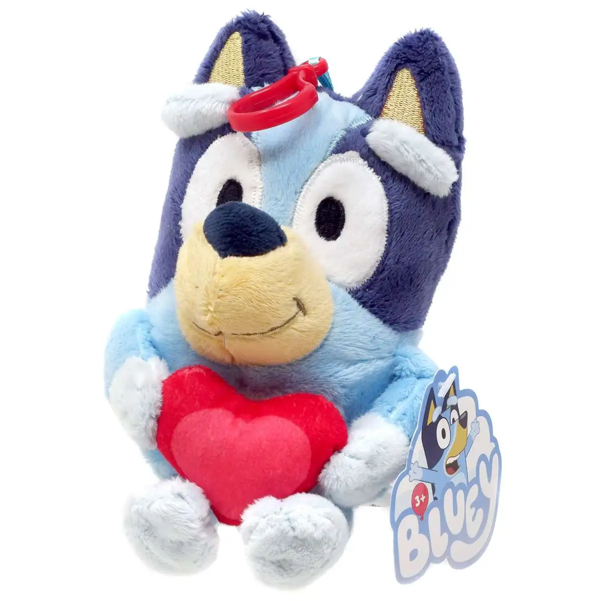 Bluey 2025 Valentines Day Bluey Plush Hanger Holding Heart