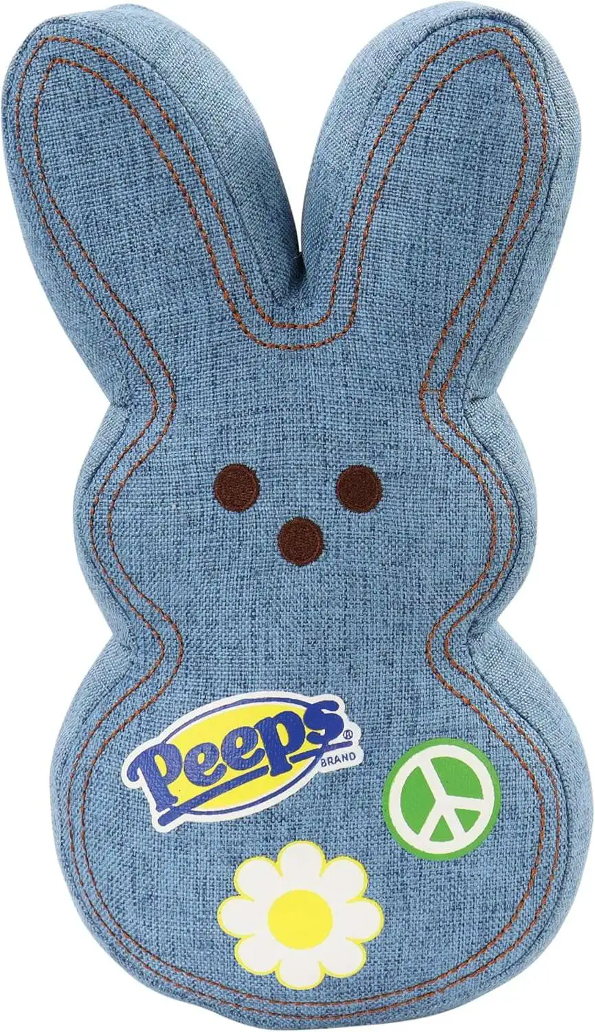 Peeps Denim Bunny 9-Inch Plush