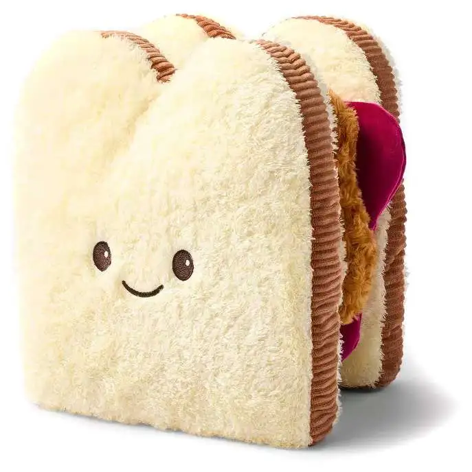 GiggleScape Peanut Butter Jelly Sandwich Exclusive 13 Plush - ToyWiz