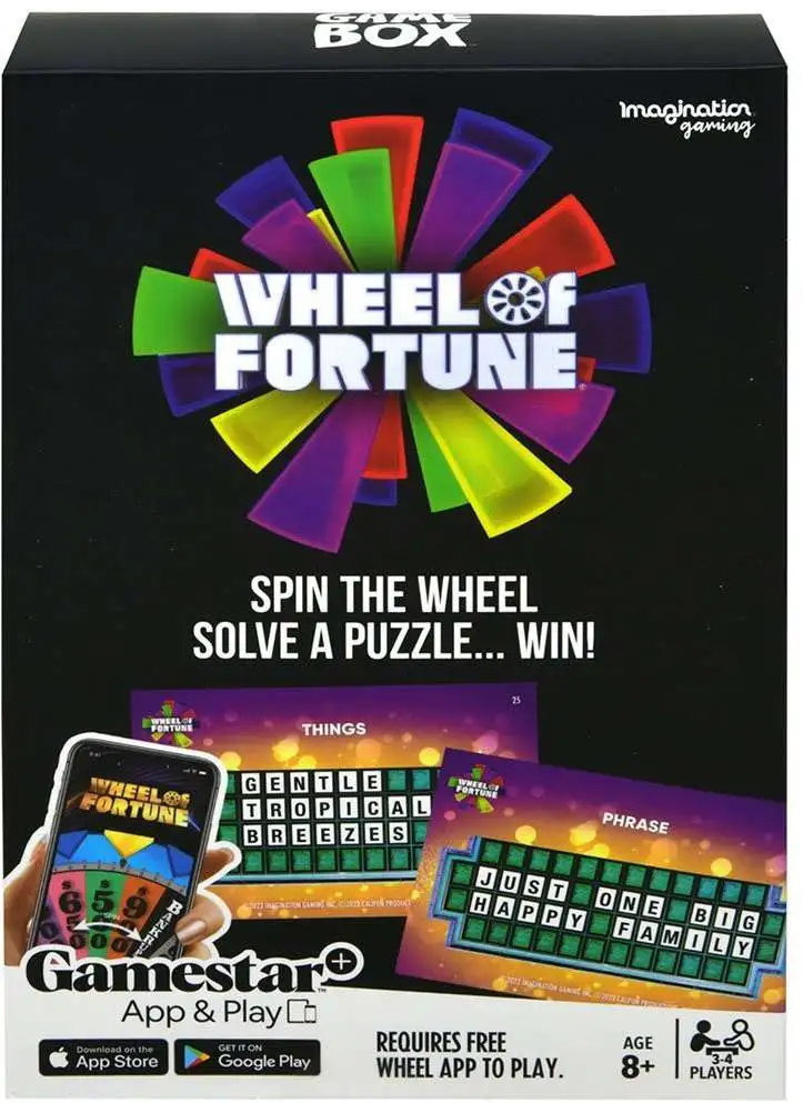 Gamestar Game Box Wheel of Fortune Game