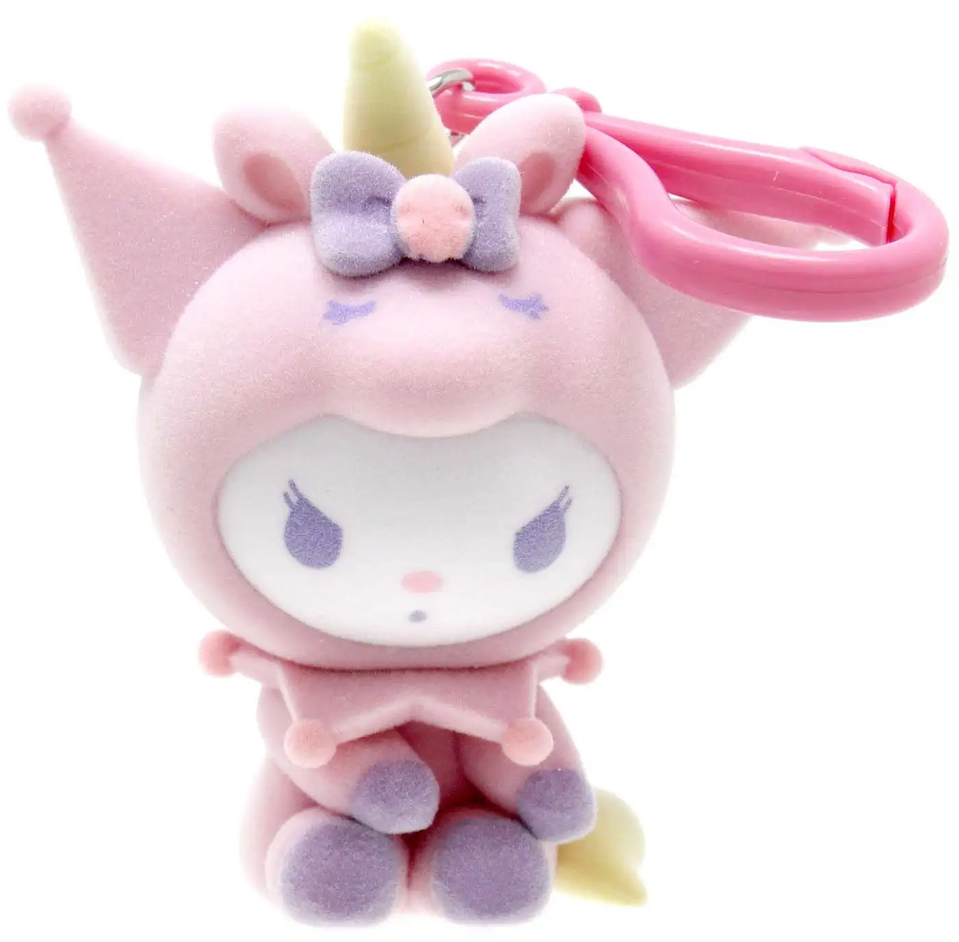 Sanrio Hello Kitty Friends Flocked Collection Kuromi Unicorn