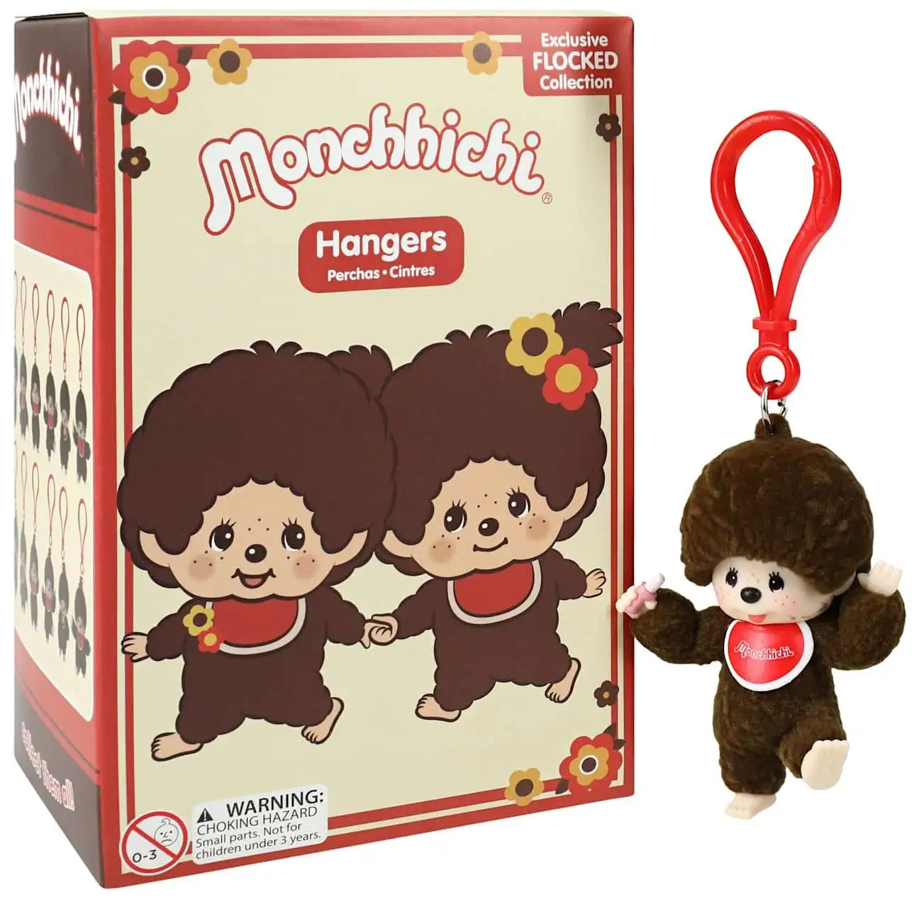 Monchhichi Flocked Collection Hangers 4.5-Inch Mystery Pack [Boxed]