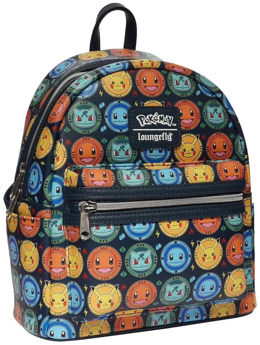 Loungefly Pokemon Mini Backpack Pikachu Bulbasaur Eevee Squirtle Charizard  NEW