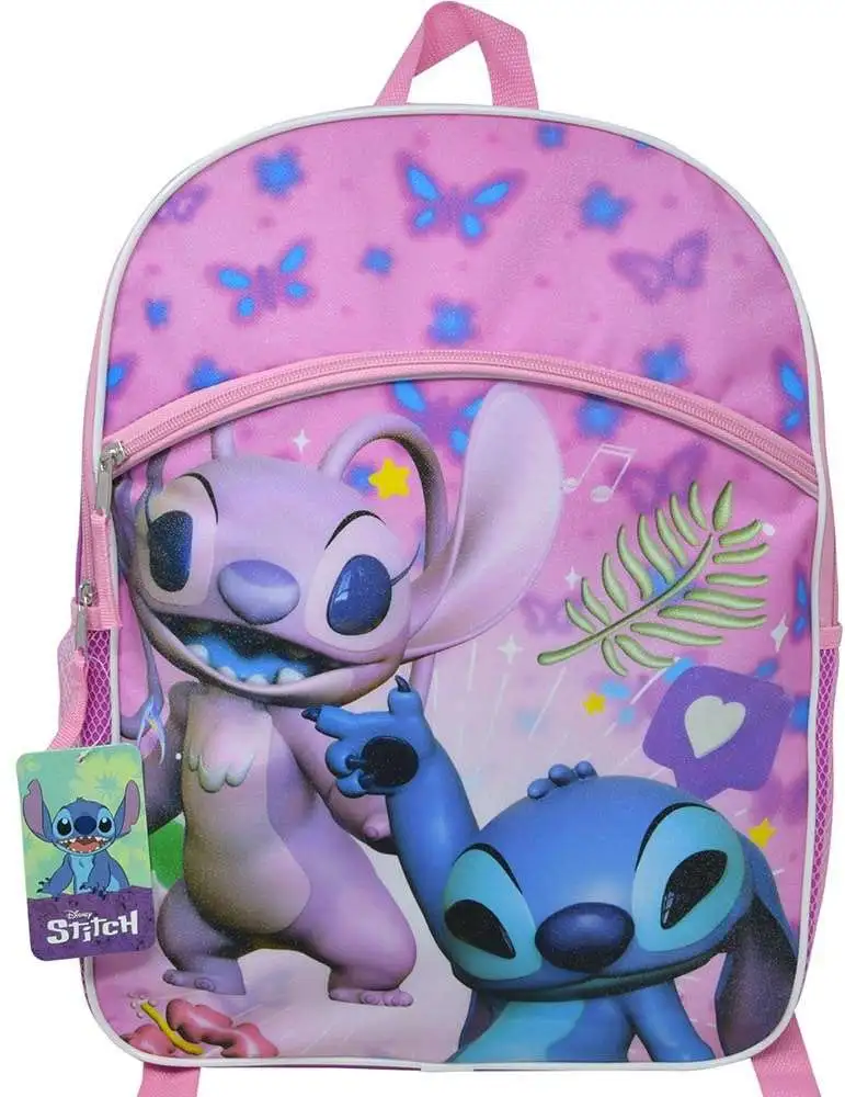 Disney Lilo Stitch Stitch Angel Backpack Fast Forward New York - ToyWiz