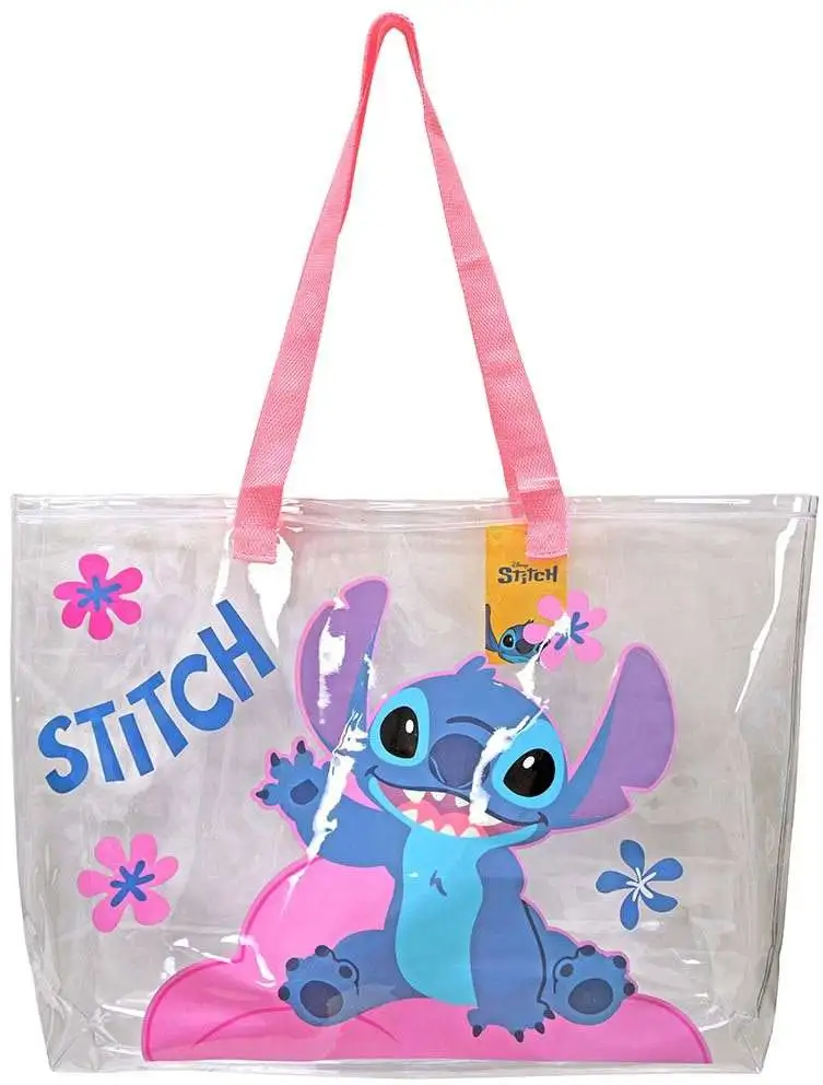 Disney Lilo & Stitch Stitch Transparent Beach Tote Bag