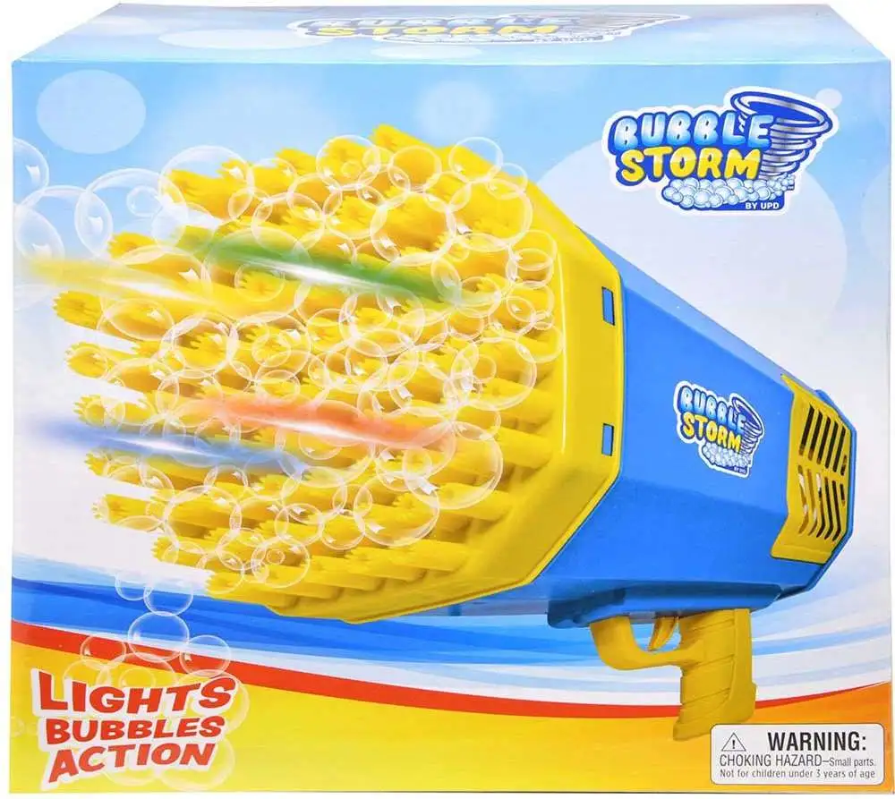 Bubble Storm Lights Bubbles Action Bubble Blower