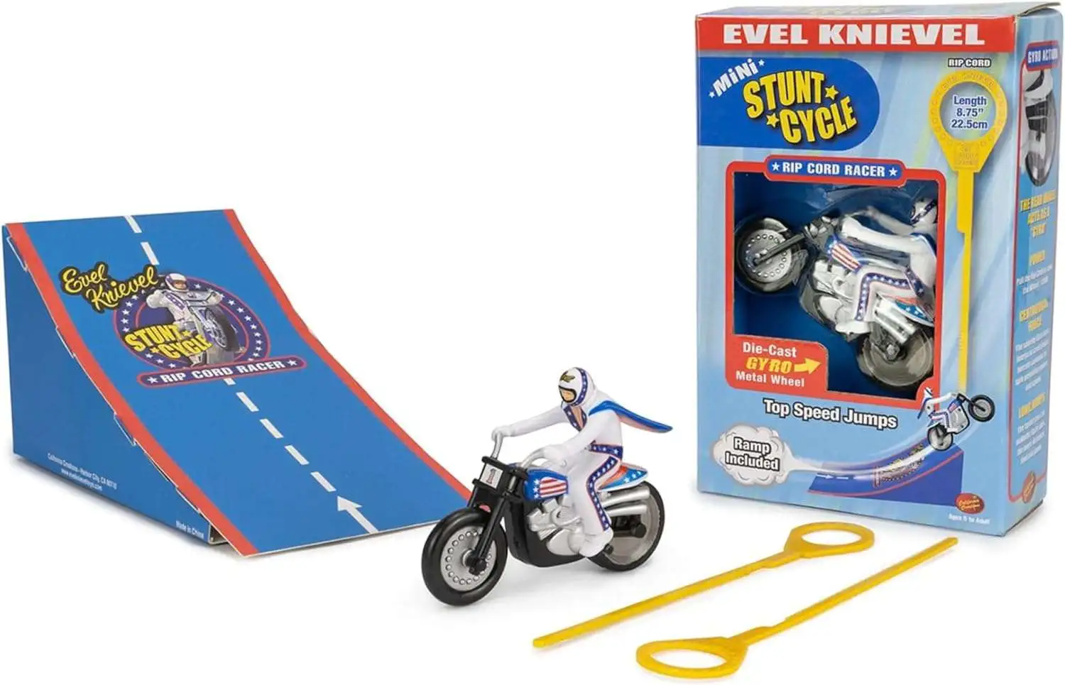 Evel Knievel Mini Stunt Cycle Action Figure [Rip Cord Racer]