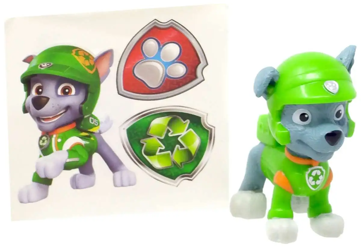 Paw Patrol Pup Squad Rescue Wheels Rocky Mini Figure