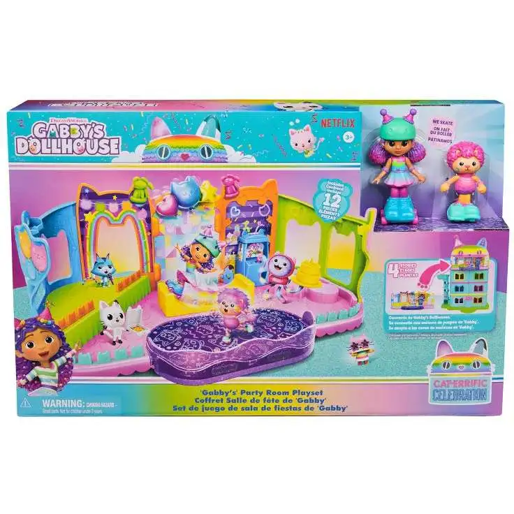 Gabby's Dollhouse Cat-Errific Celebration Gabby's Party Room Playset