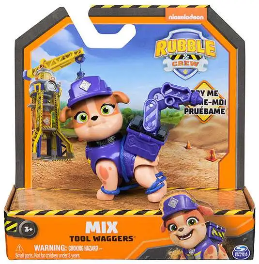 Paw Patrol Rubble & Crew Tool Waggers Mix Figure