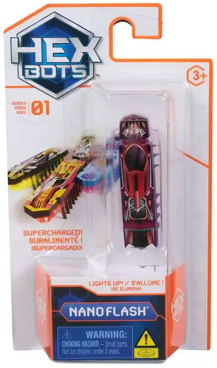 Hex Bots Nano Flash Purple & Red