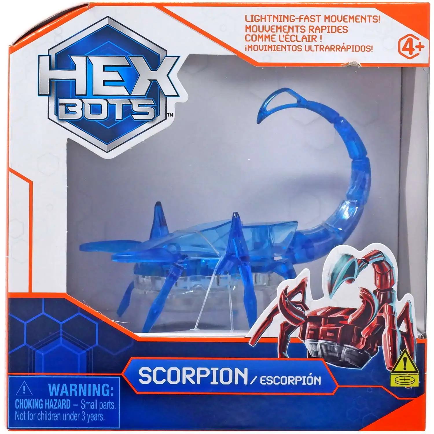 Hex Bots Scorpion Blue Remote Control Figure [Lightning Fast Movements!]