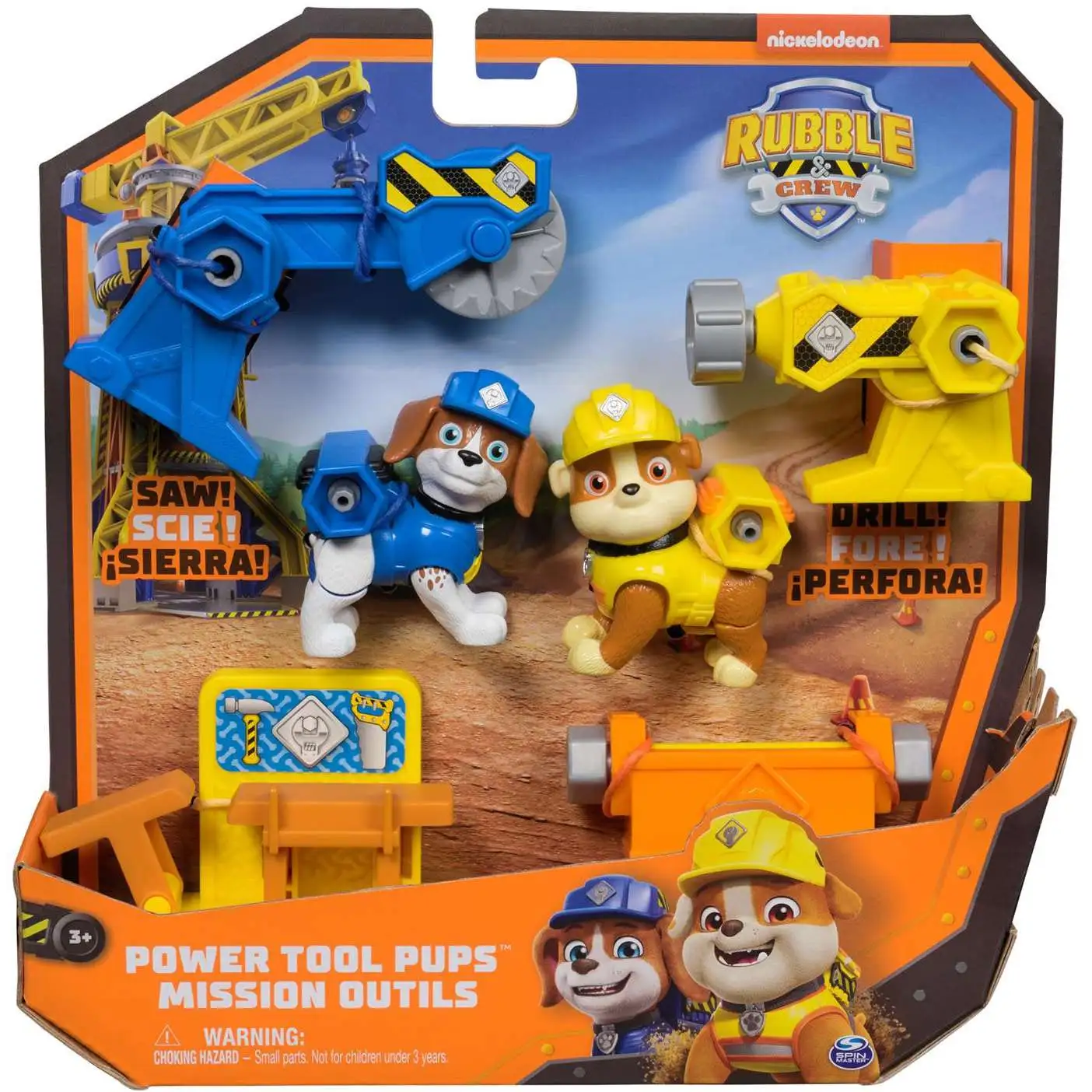 Paw Patrol Rubble & Crew Power Tool Pups Figure Set