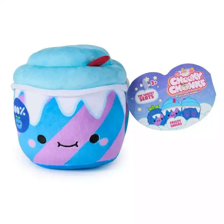 Cheeky Chonks Snacky Seats Freezy Cheeks 4.5-Inch Reversible Plush