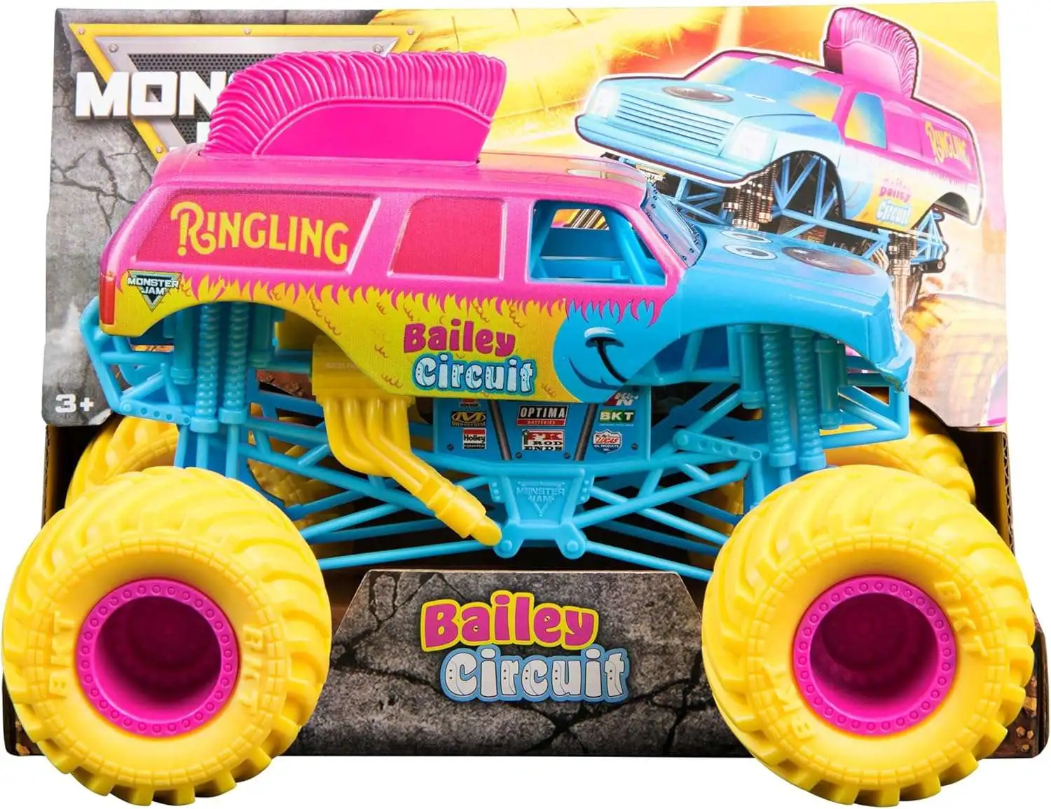 Monster Jam Ringling Bailey Circuit Diecast Car