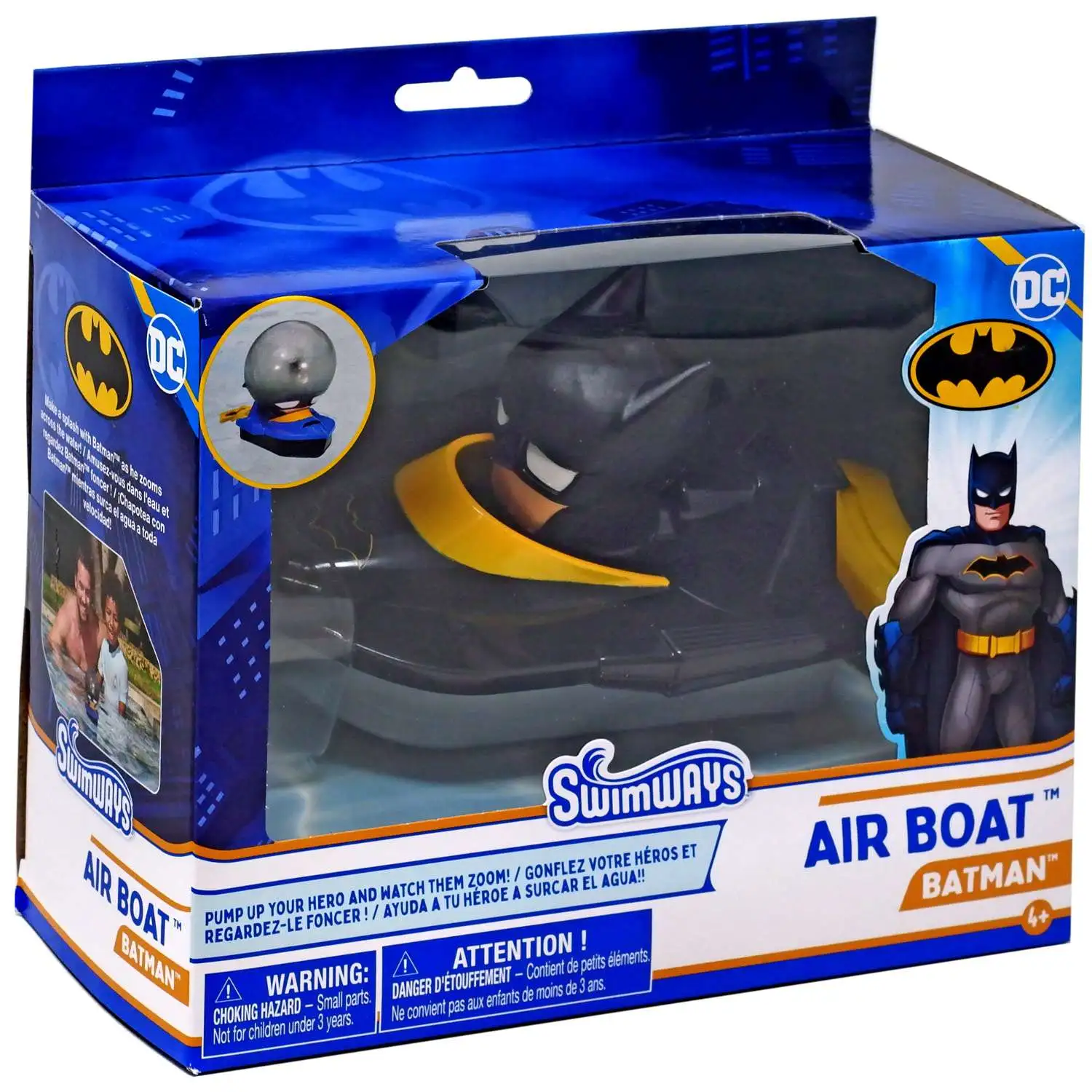 DC Swimways Air Boat Batman Pool Toy