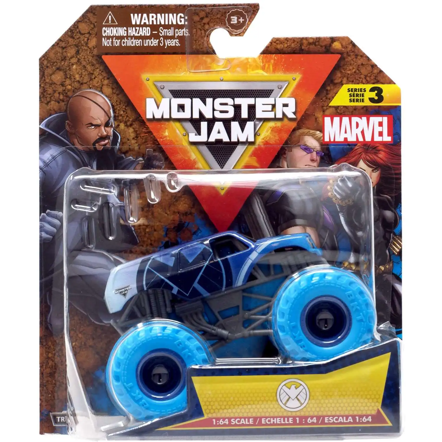 Monster Jam Marvel Agents of Shield 164 Diecast Car Spin Master