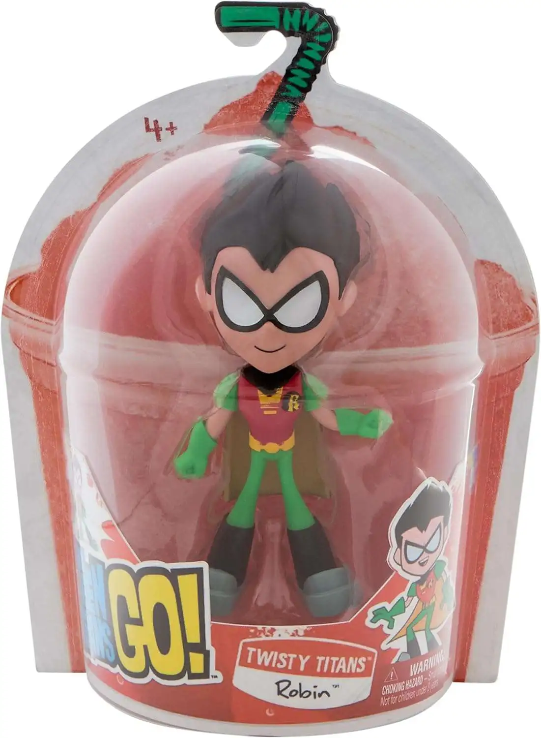 Teen Titans Go DC Twisty Titans Robin 6 Bendable Figure Spin Master ...