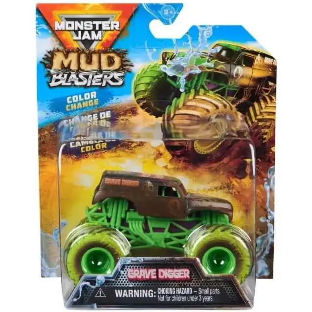 Monster Jam Mud Blasters Grave Digger Diecast Car