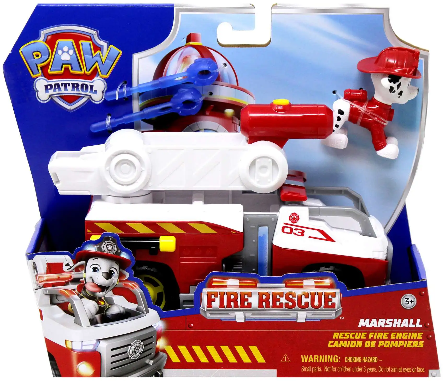 ミニカー FIRE MARSHAL FIIRE DEPT CHIEF #115 Paw Patrol Fire Rescue Marshall Rescue Fire Engine Vehicle