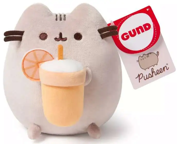Pusheen with Orange Juice Exclusive 6-Inch Plush