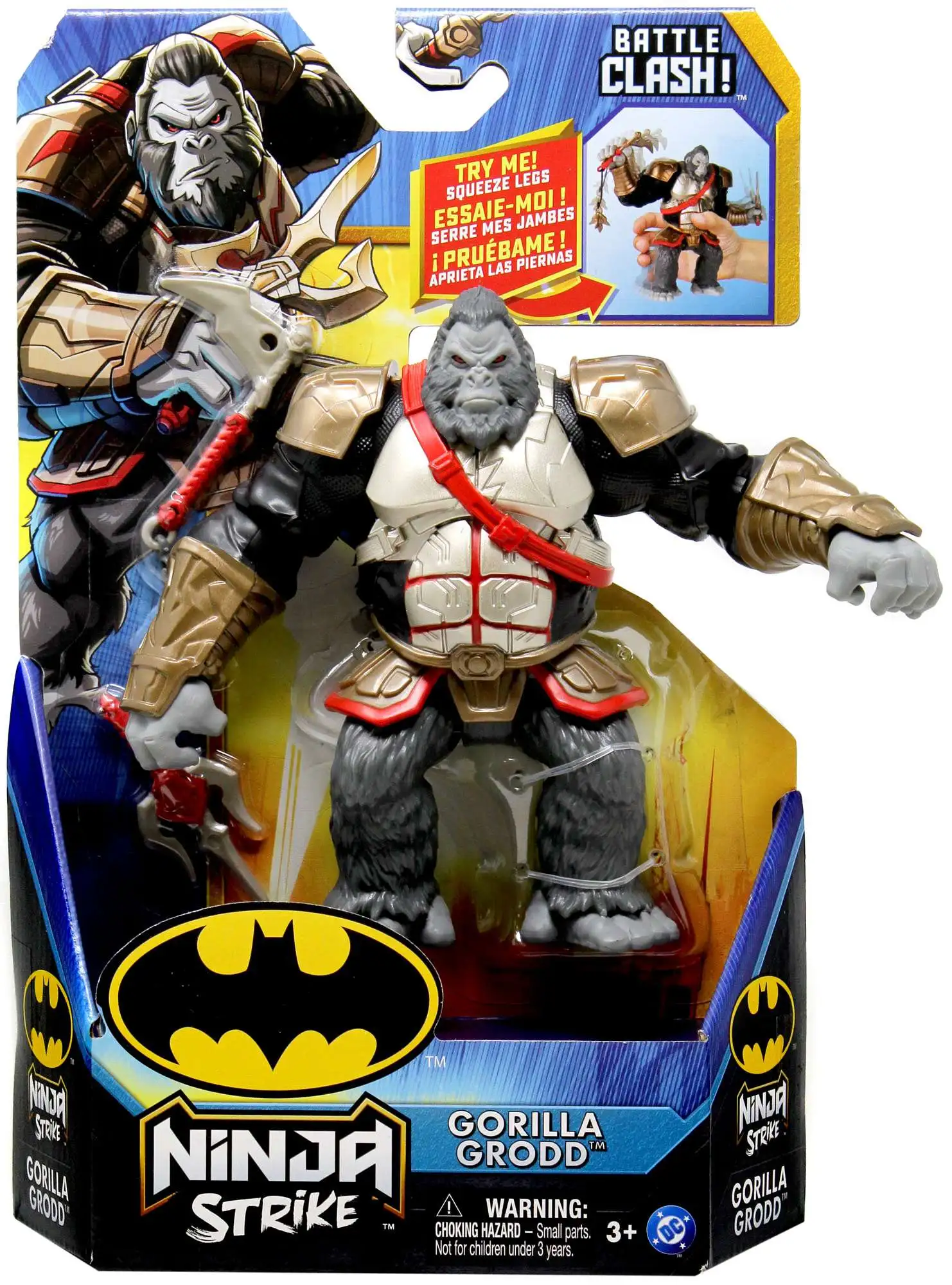 DC Ninja Strike Battle Clash Gorilla Grodd Action Figure