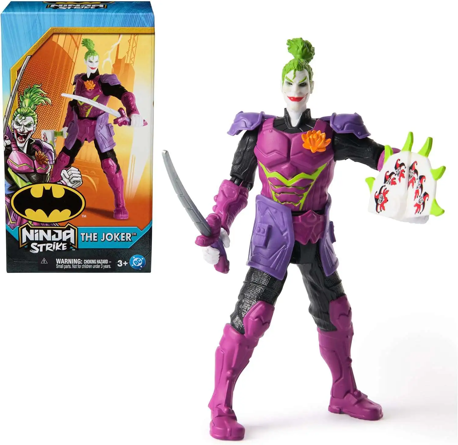 DC Ninja Strike Battle Clash The Joker 6 Action Figure Spin Master - ToyWiz