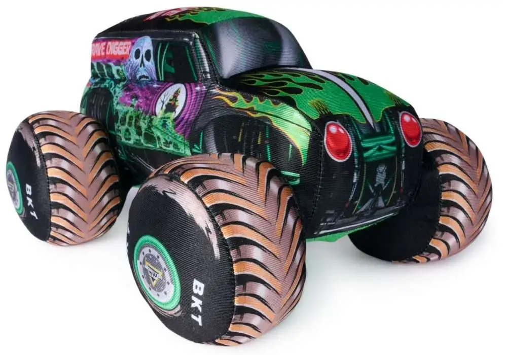 Monster Jam Grave Digger 10-Inch Plush Truck with Lights & Sounds