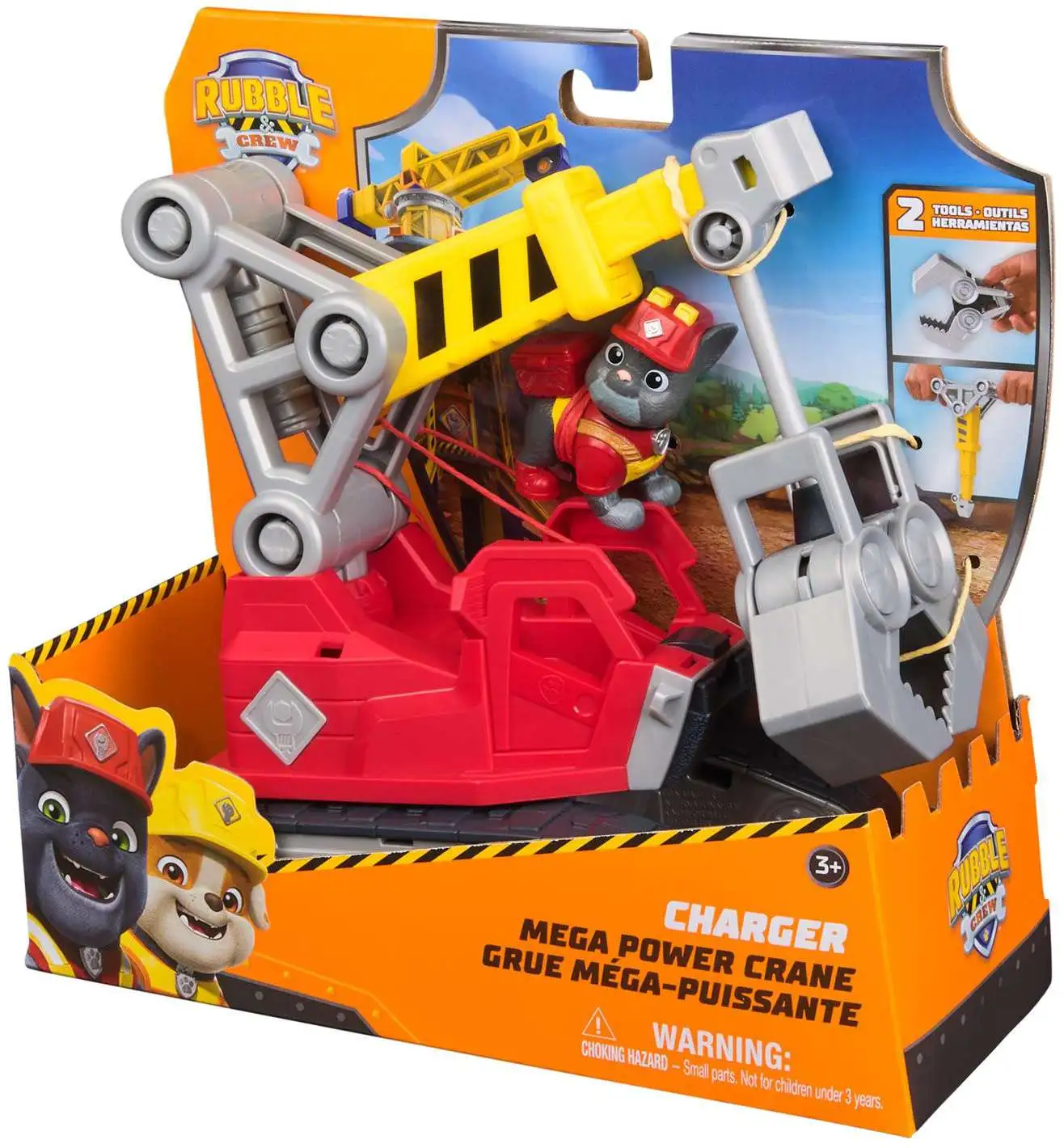 Paw Patrol Rubble & Crew Charger Mega Power Crane Playset