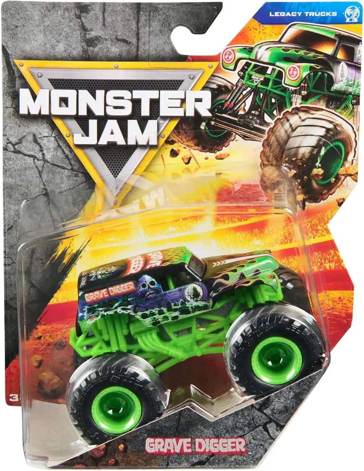 Monster Jam Legacy Trucks Series 43 Grave Digger Diecast Car