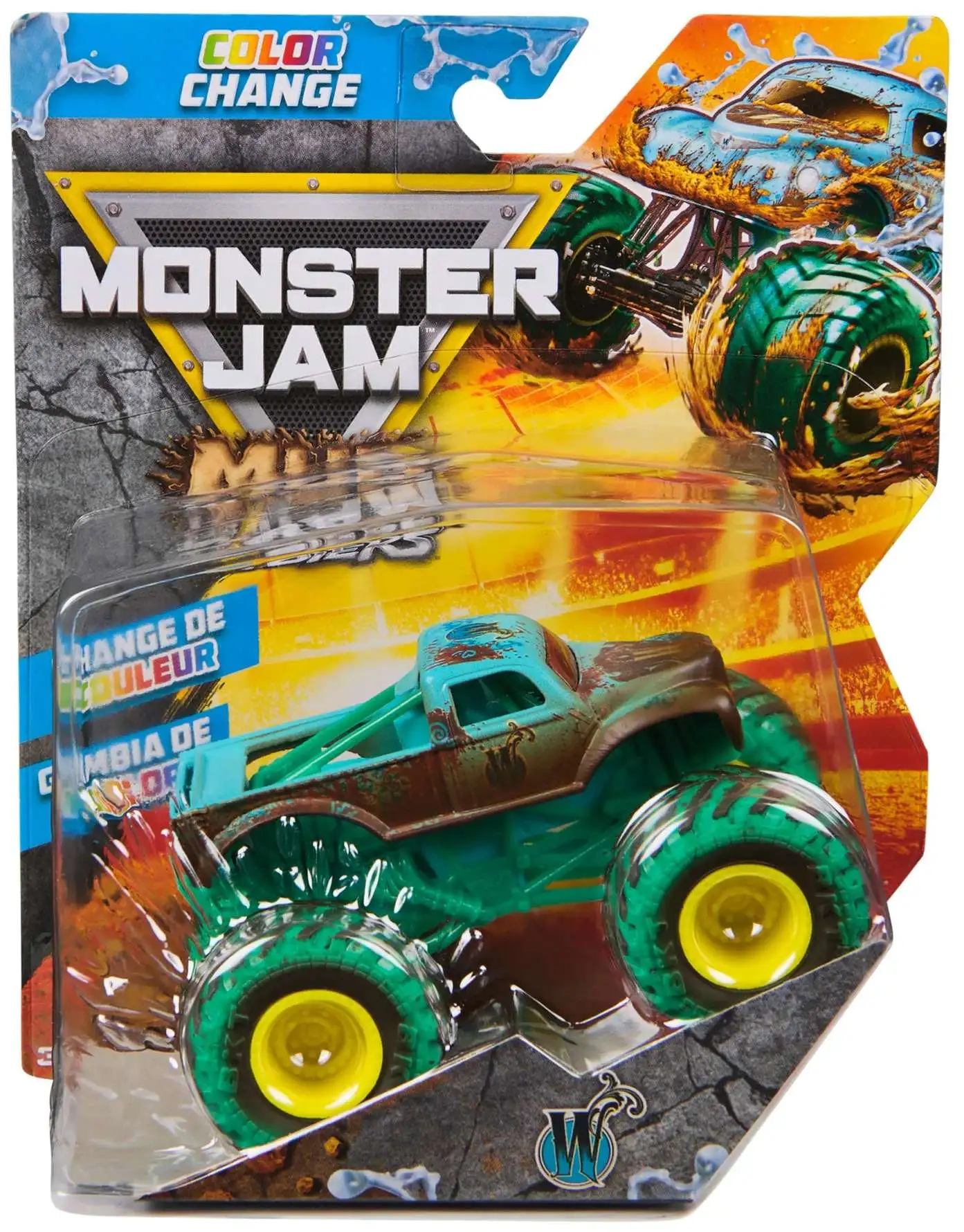 Monster Jam Color Change Mud Blasters Series 2 Whiplash 164